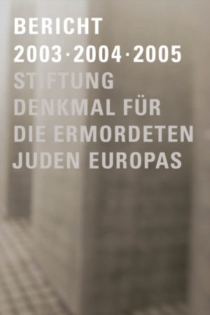 2003-2005 Bericht Cover