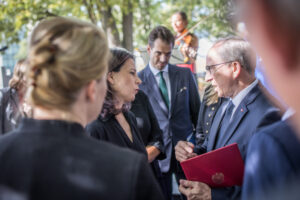 Gedenkveranstaltung zum 85. Jahrestag des deutschen Angriffs auf Polen © Stiftung Denkmal, Foto: Marko Priske