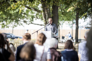 Gedenkveranstaltung zum 85. Jahrestag des deutschen Angriffs auf Polen © Stiftung Denkmal, Foto: Marko Priske