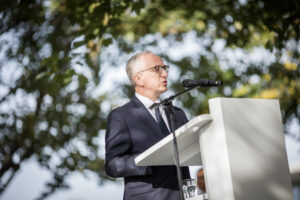 Gedenkveranstaltung zum 85. Jahrestag des deutschen Angriffs auf Polen © Stiftung Denkmal, Foto: Marko Priske