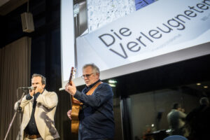 Musikalische Umrahmung des Abends: Marko Jovanovic, Lutz Schlosser © Stiftung Denkmal, Foto: Marko Priske