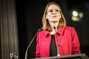 Britta Lenz, Ständige Vertreterin der Bevollmächtigten des Landes Rheinland-Pfalz beim Bund und für Europa und Medien © Stiftung Denkmal, Foto: Marko Priske