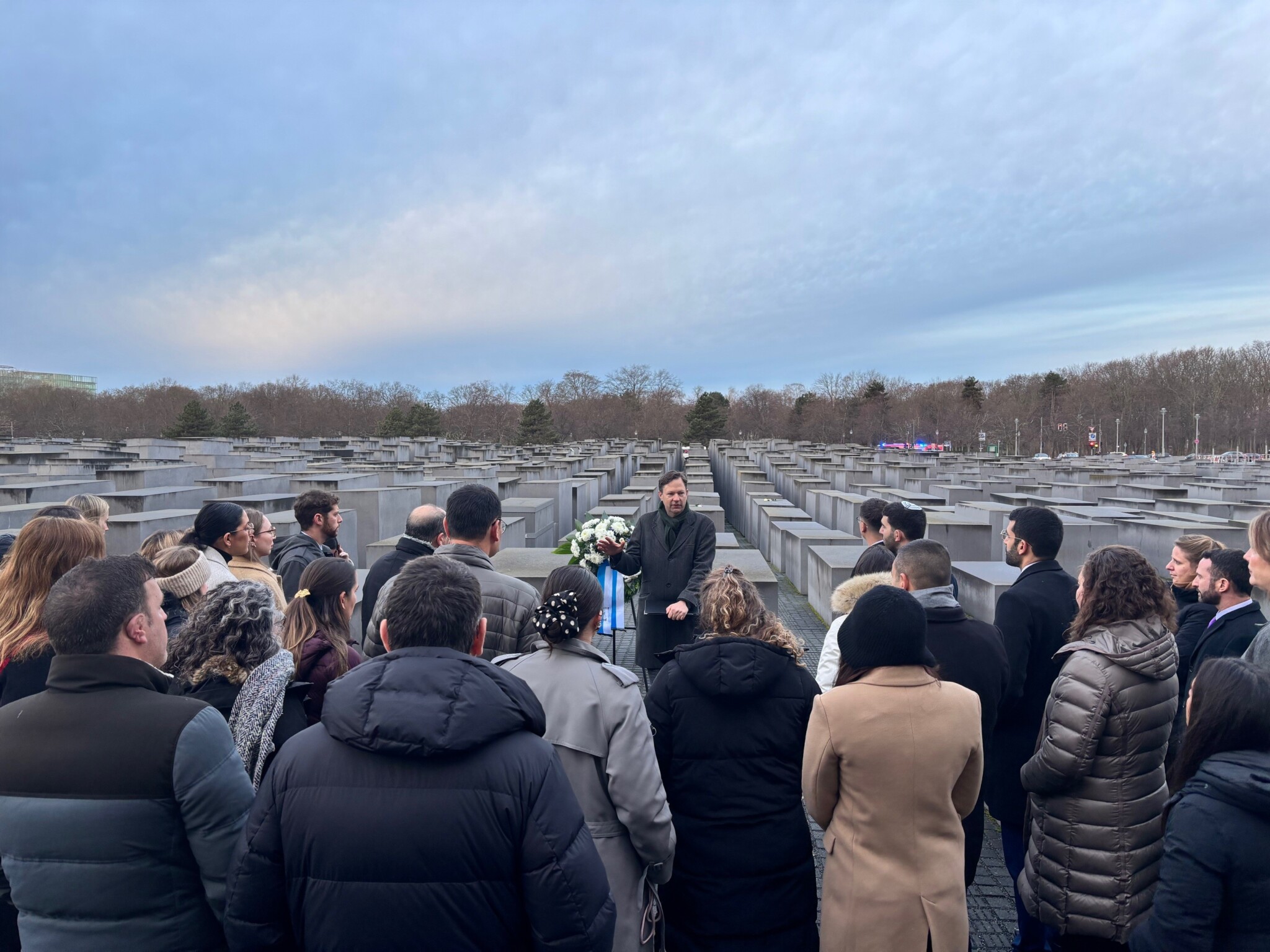 Delegation of future Israeli diplomats visits Holocaust Memorial