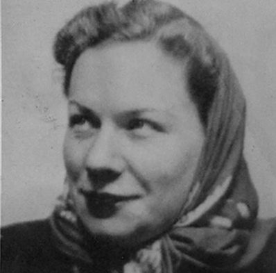 Maria Blitz auf iher Flucht, Frühjahr 1945