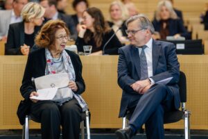 Ingeburg Geißler und Dr. Klaus-Dieter von der Weiden © Thüringer Landtag/Steve Bauerschmidt